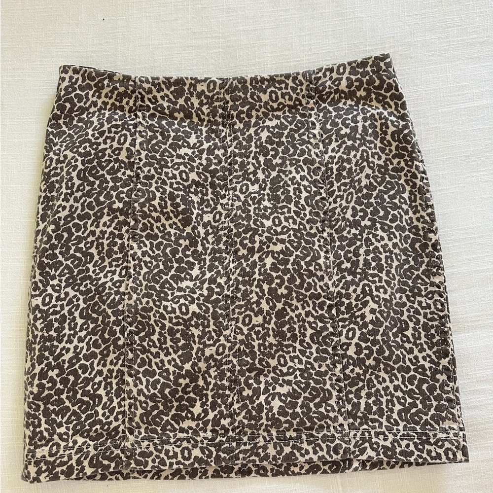 Free people Leopard Print Women's Skirt